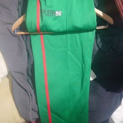 Limited Edition Puma 2000 Team Mexico Summer Olympics Warm Up Pants. size L. 