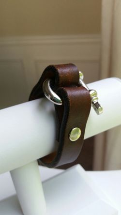 The OMEGA Leather Bracelet