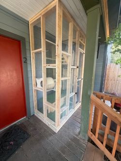 Cat patio