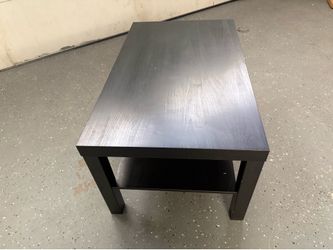 Small black coffee table