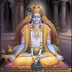 Large Krishna poster 