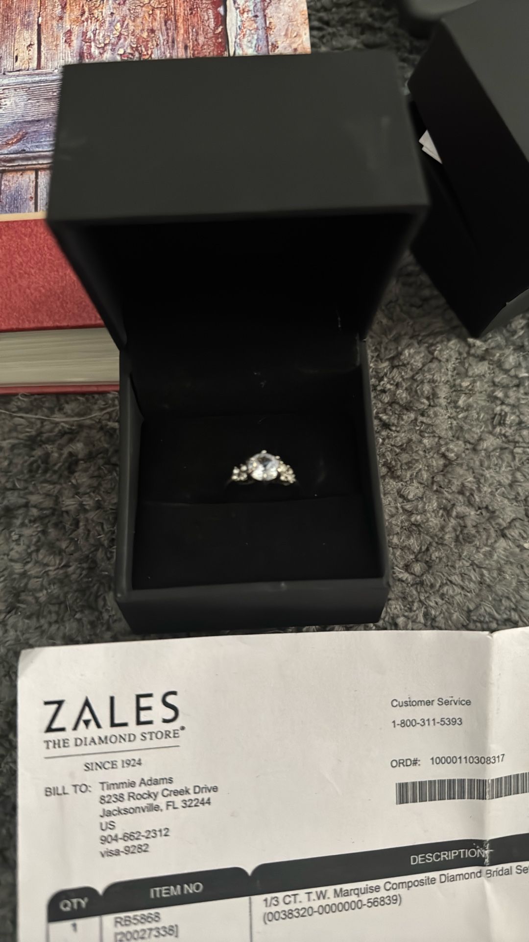 1/3 Ct Diamond Bridal Set White Gold