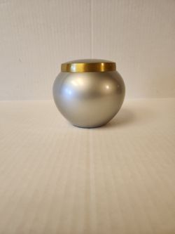 Medium Pewter Odyssey Paws Cremation Urn For Cat
