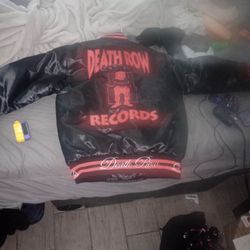 Black Deathrow Varcity Jacket 