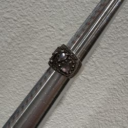 Sterling Silver Amethyst Ring Size 7