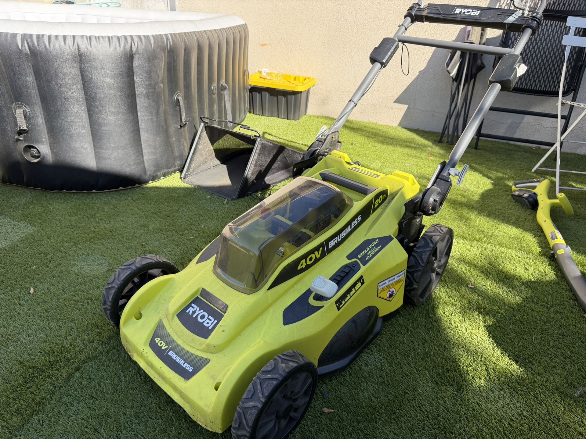 40V HP Brushless 20 in. Cordless Electric Battery Walk Assisted