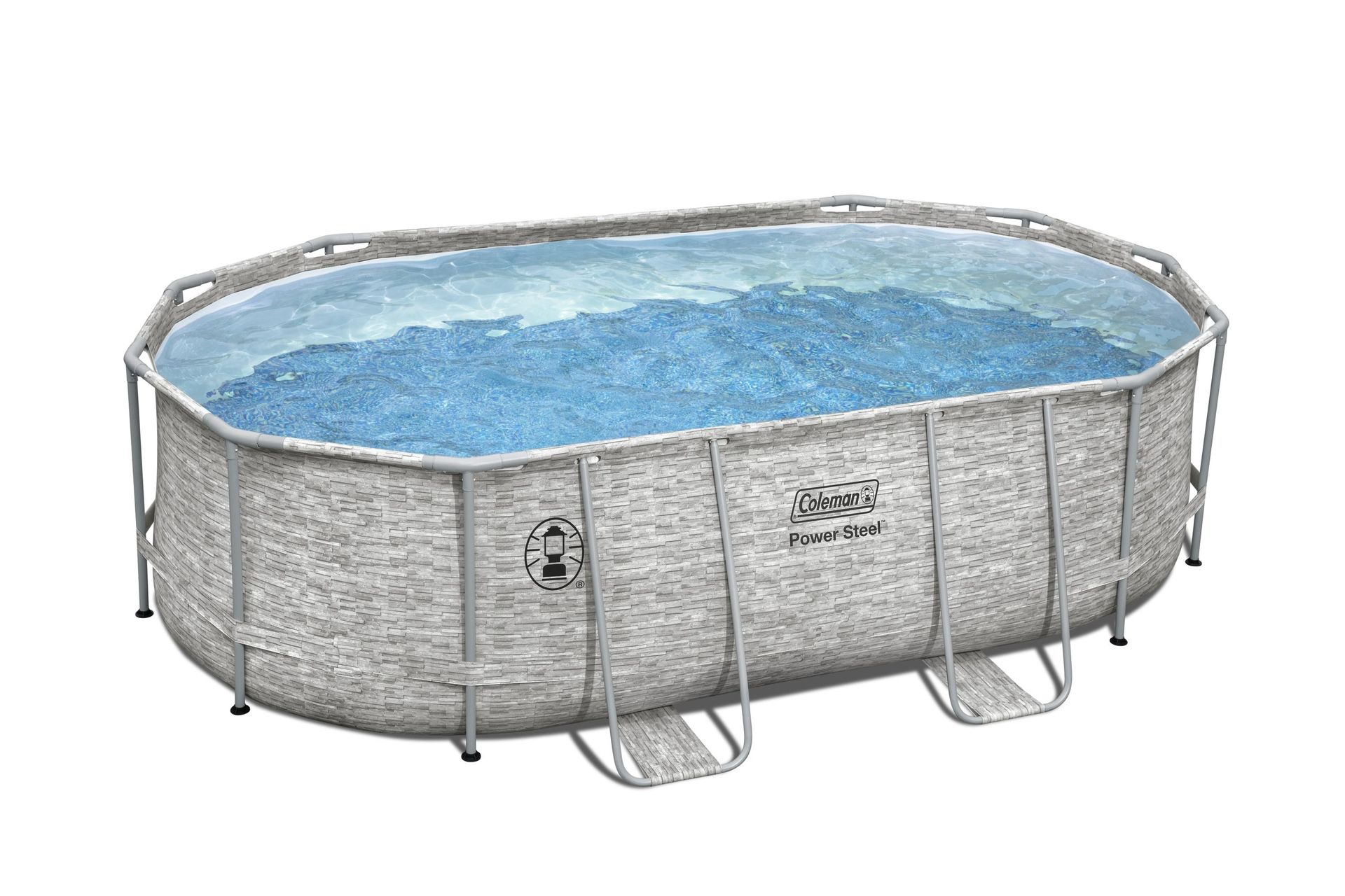Coleman 16x10x48 Power Steel Oval Above Ground Pool
