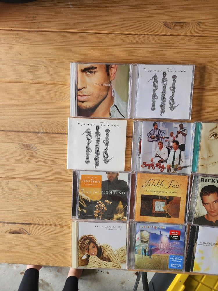 CDs DVDs VHS