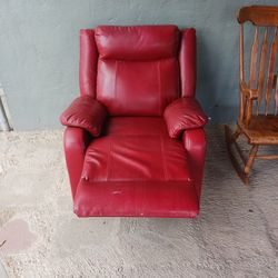 Red Reclining Chair 