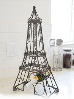 Eiffel Tower Metal Wine Rack