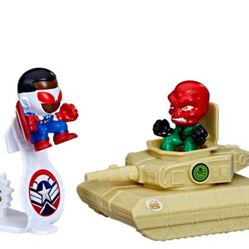 Marvel Stunt Squad Captain Americau vs. Red Skull Playset