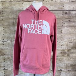 The North Face Size S Men’s Hoodie Sweatshirt Pink Pullover 