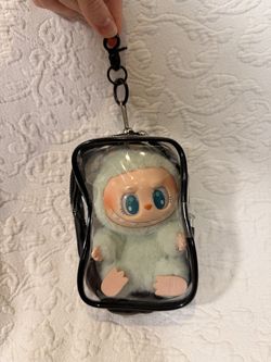 Mint Green Lababu Waterproof Keychain