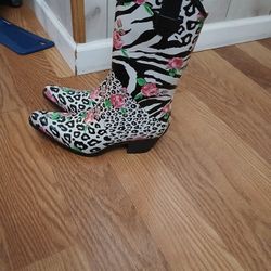 Women's plastic boots, size 7, $25 