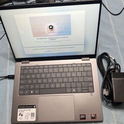 HP OmniBook X Flip 2-in-1 - Copilot+ PC - 14" 2K Touch-Screen Laptop - AMD Ryzen AI 5 - 16GB Memory - 512GB SSD - Meteor Silver