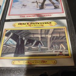Star Wars Old Cards 1980 Cards