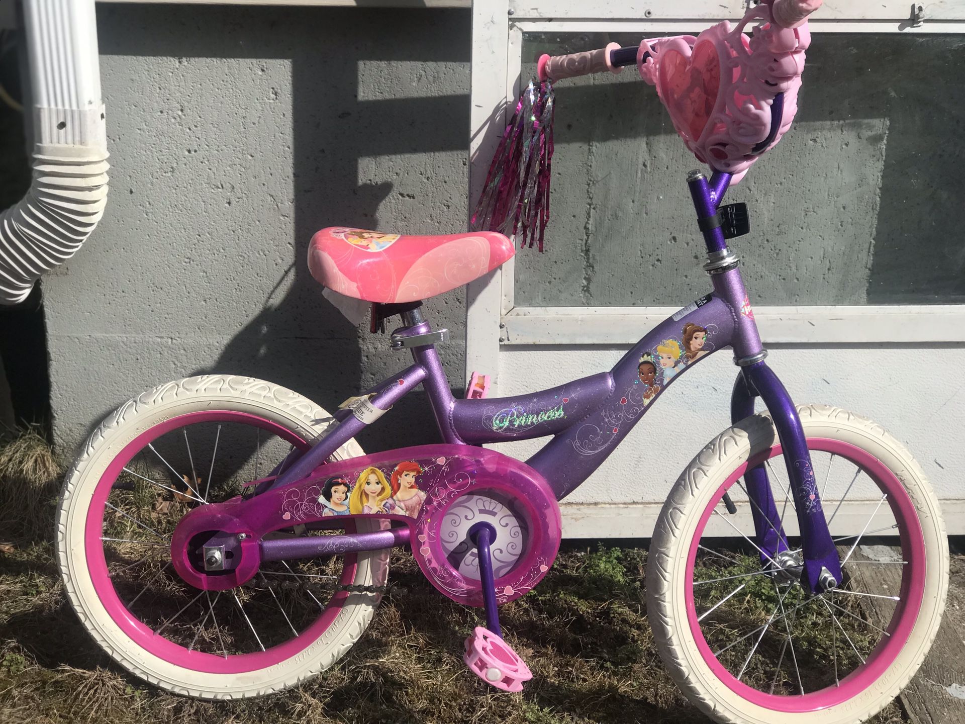 Girls princess 16” bike
