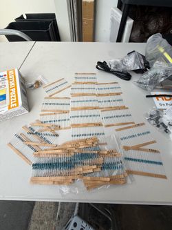 1350 Pcs Resistor Kit 0 Ohm-5.6M Ohm 50 Value with 1% 1/4W Metal Film Resistors