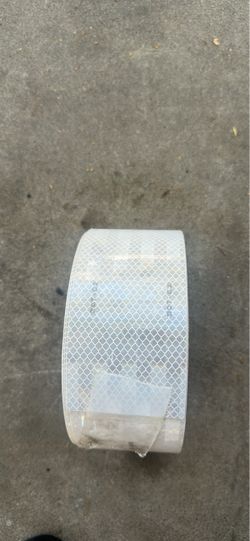 White Reflective Safety Tape Roll
