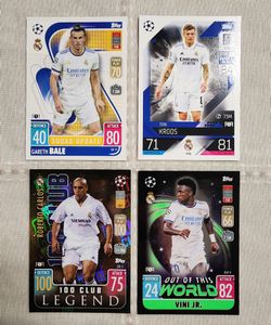 Real Madrid Soccer Cards Bundle 4 Included