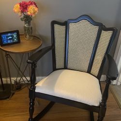 Antique Mallenmade Cane Rocking Chair 