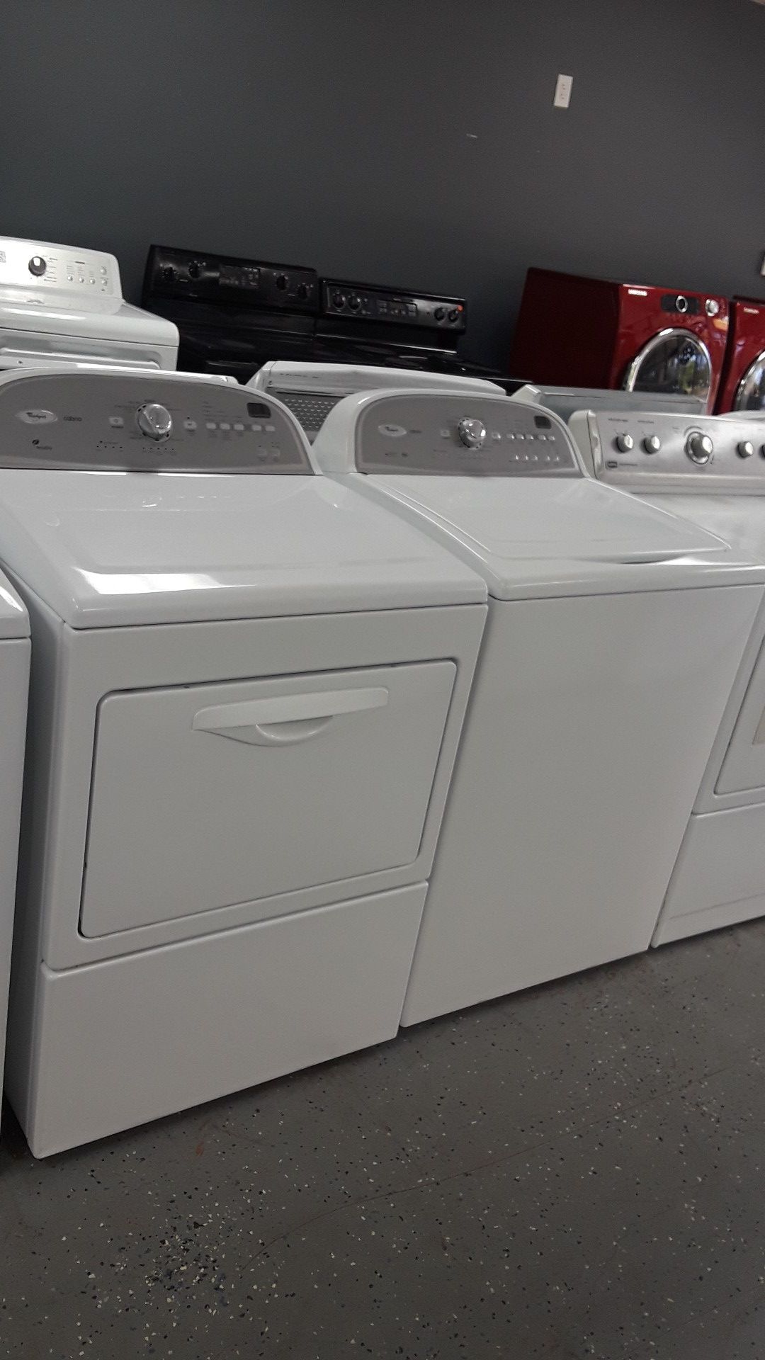 WHIRLPOOL CABRIO WASHER & DRYER SET H2 LOW WASH SYSTEM HE ENERGY STAR ACCUDRY