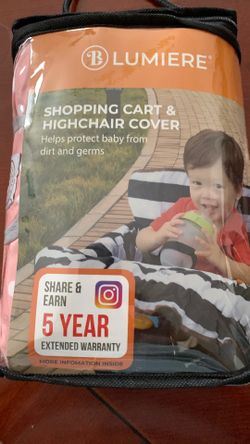 Baby Lumiere Shopping Cart & Highchair Cover New