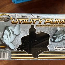 Sealine Platinum Series Utility Pump Great For Fish Tanks, Ponds And Water Fountains. Brand New Never Used