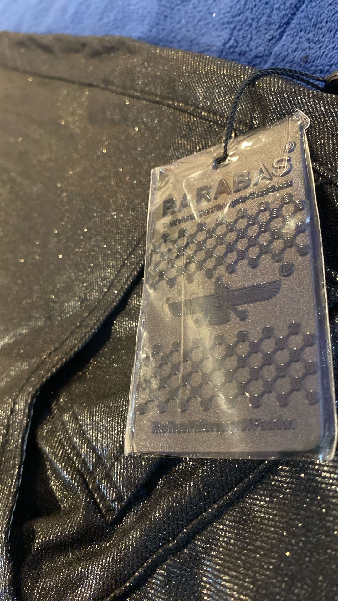 ✨ Barabas Glitter Black Jeans 