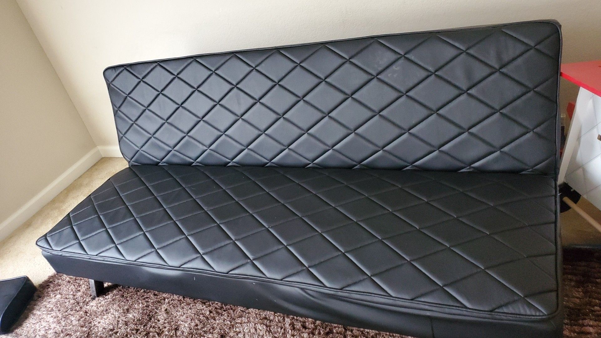 Black futon