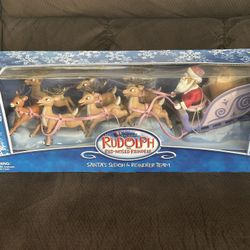 2003 Santa’s Sleigh & Reindeer Team - New In Box! Playing Mantis Brand Memory Lane Collection