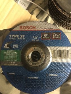 Qty of 20 Bosch 6" masonry blades