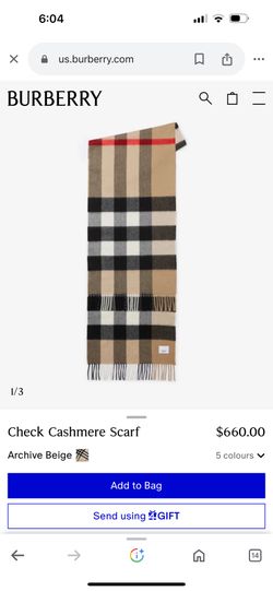 Brand New Burberry Scarf 