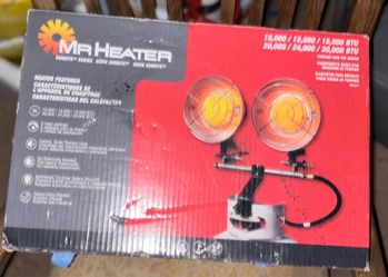 Mr. Heater double tank top propane heater