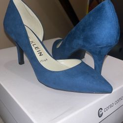 Anne Klein Iflex, Sz 71/2,  Navy Blue