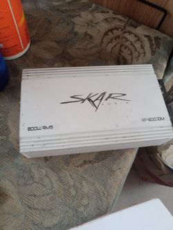 Skar audio 800watt rms amplifier