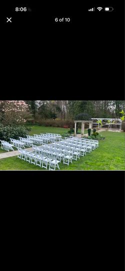 Resin padded chairs r,e,n,t
