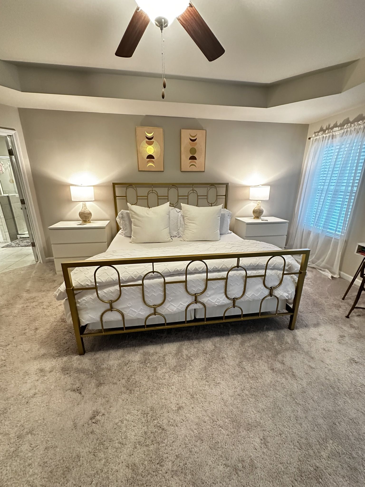 Gold King Size Frame