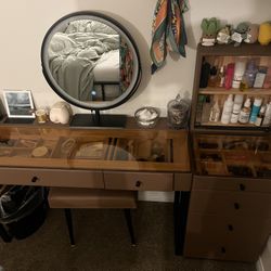 Leather Style Vanity 