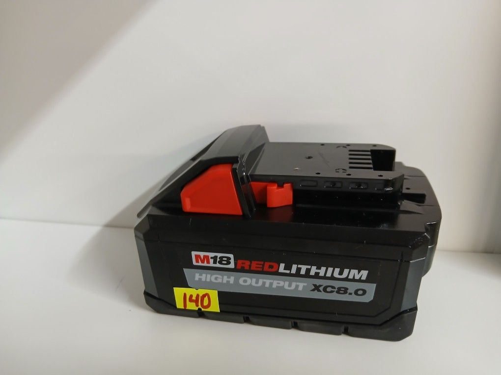 Milwaukee New M18 Battery Xc8.0