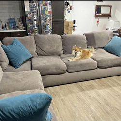 Beautiful Grey Sectional Couch