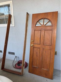 Solid wood door