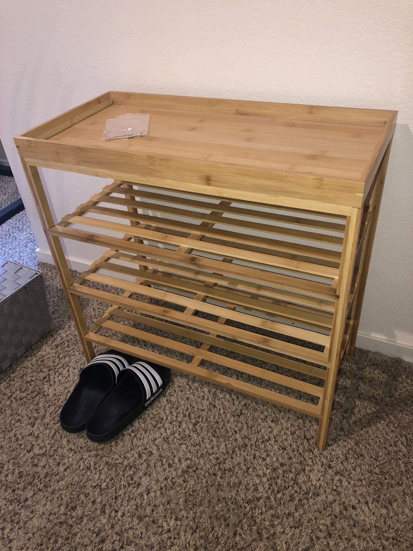 Bamboo Shoes Rack 