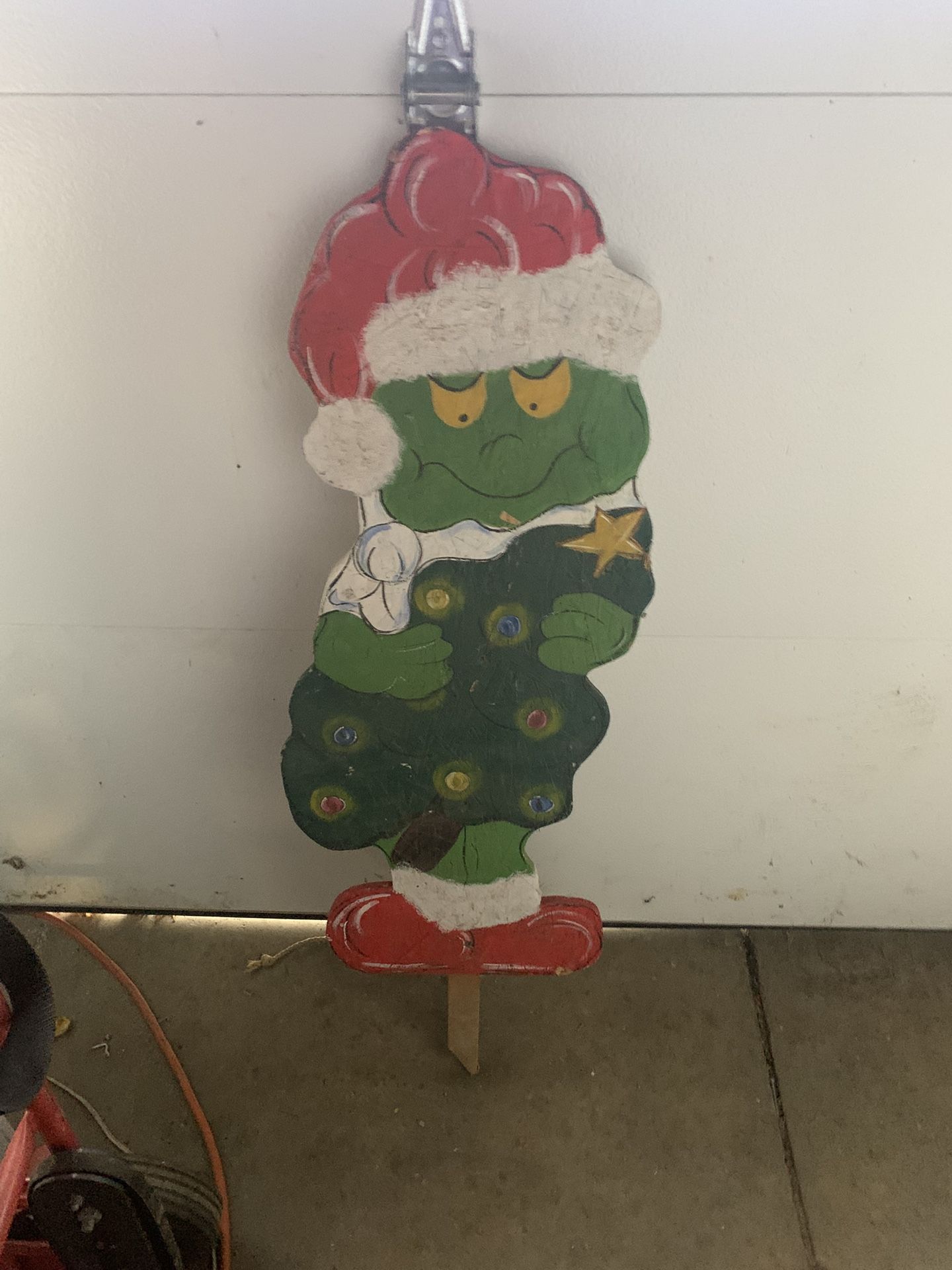 Grinch Yard Sign