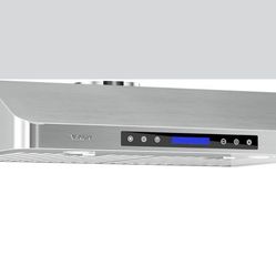 30” EKON Under-Cabinet Range Hood | 900 CFM | Stainless Steel