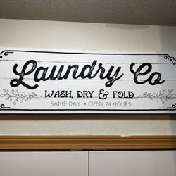 Laundry Sign