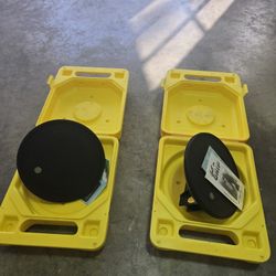 Make An Offer - Pair of Wood's Powr-Grip LJ6VH 6" Vacuum Cups - Windshield/Glass Tool