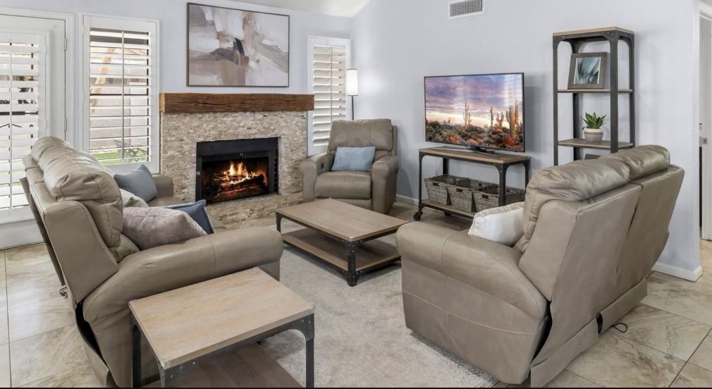 Real Leather Reclining Couches