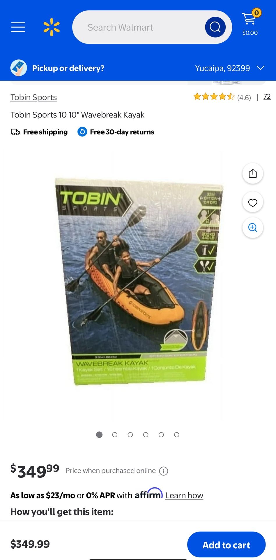 Tobin Sports Inflatable Kayak