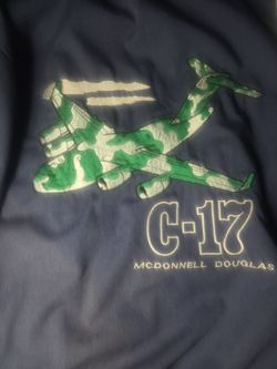 C17 crew jacket. Nice embroidary. LG.